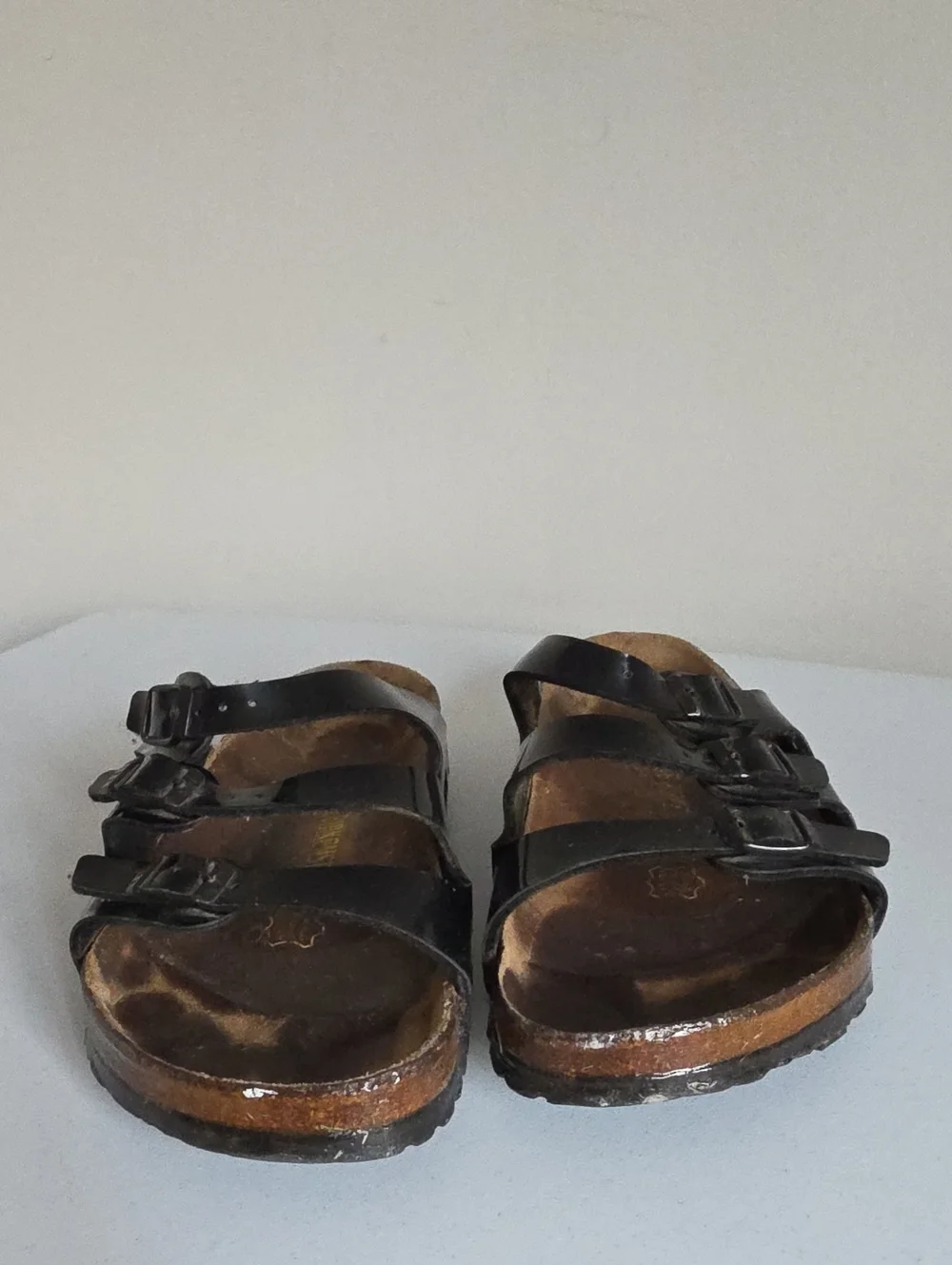 BIRKENSTOCK | Florida sandals black Birko-Flor sz 38